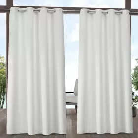 Ati Home 642472105052 Indoor/outdoor Solid Cabana Grommet Top Curtain Vanilla 54 X 96