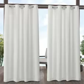 Ati Home 642472107186 Delano Indoor/outdoor Grommet Top Curtain Panel Vanilla