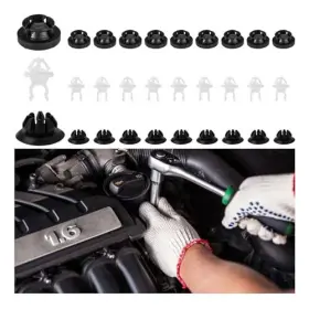 Augeny-647hc Augeny 30 Pcs Car Hood Prop Rod Holder Clips Auto Engine Support