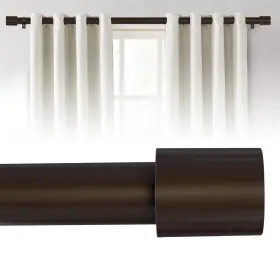 Augosta 742404763319 Curtain Rods For Windows 32 To 144 Inches 1 Inch Diameter Adjustable Bronze