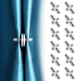 Auleep 26ct-mcc12p-4sa 12 Pairs Curtain Magnets Closure Strong Magnetic Weights C