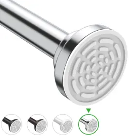 Yq-a-a10y Ausemku Shower Tension Rod - 40-72 Inch Never Rust Non-slip Spring Us