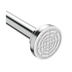Yq-a-a76y Ausemku Shower Curtain Rod Tension - 26-76 Inch Never Rust Non-slip Spring Te