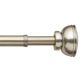 26-5330-103 Bali Blinds Decorative Spring Tension Rod 24-36 Inch Brushed Pewter