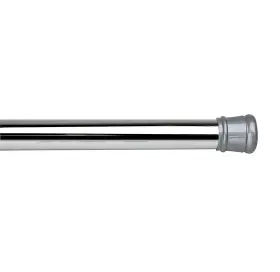5900-6 Bath Bliss Tension Curtain Rod Spring Loaded Adjustable Expandable 42 Inch -76