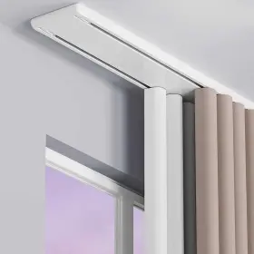 Bcofo 306131637939 Double Row Curtain Track Silent Heavy Duty Drop Ceiling For Cur