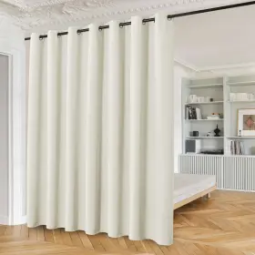 Beauoop 766752798359 100% Blackout Curtains 84 Inches Long For Patio Sliding Door Cream So