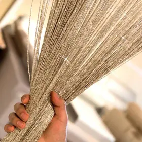 16515437888919 Beiyoule String Curtains For Door 79x40inch Sparkle Hanging Curtain Doorways Doo