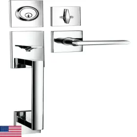 B07ybjrggx Berlin Modisch Handleset Front Door Entry Handle And Deadbolt Lock Set Slim