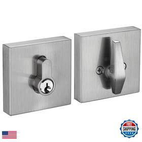 Berlin Modisch B08j1hzrw8 Contemporary Square Single Cylinder Deadbolt Lock For Front Door
