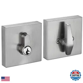 B08j1hzrw8 Berlin Modisch Contemporary Square Single Cylinder Deadbolt Lock For Front Door