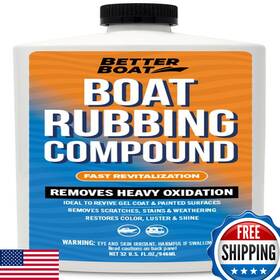Better Boat B0cvqzfyh7 Marine Rubbing Compound Fiberglass Buffing And Scratch Remover