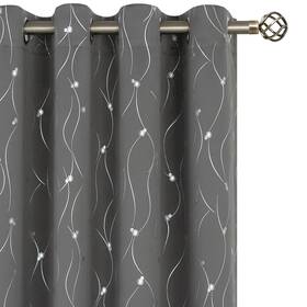 Bgment 01grey5295 Blackout Curtains 95 Inch Length 2 Panels Set Grommet Thermal Insulate