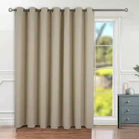 D4beige10084 Bgment Fashion Sliding Door Curtain 100 X 84 Inches Wide Thermal Blackout Cu