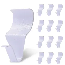Qy220707-026 Biaungdo 12 Pcs Vinyl Siding Hooks Heavy Duty Stainless Steel White Si