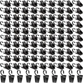 Bihrtc 796167913443 Pack Of 100 Curtain Clips Stainless Steel Strong Party Wire Ligh