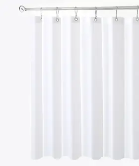Florafln308 Biscayn Biscaynebay Fabric Shower Curtain Short Stall Liners 72 Inch W X 65 L White Wat