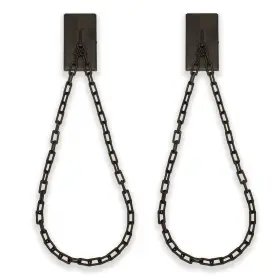 Blasthome 810136555530 Luxury Chain Tiebacks Premium Metal Wall Mounted Curtain Holdbac