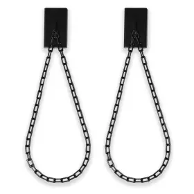 Blasthome 810136555554 Luxury Chain Tiebacks Premium Metal Wall Mounted Curtain Holdbac