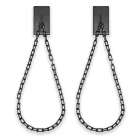 Blasthome 810136555561 Luxury Chain Tiebacks Premium Metal Wall Mounted Curtain Holdbac