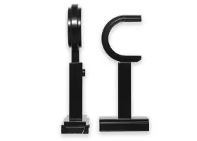 Blasthome 810136555844 Luxury Adjustable Curtain Rod Brackets Premium Quality H