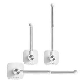 Blissfuhue 763300850583 2 Pack Retractable Curtain Holdbacks And Tiebacks - No Drill Adhesive T