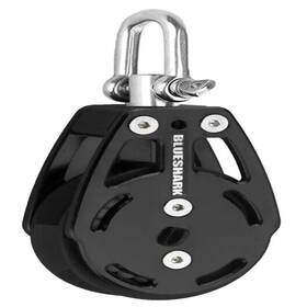 Blue Shark B0bx7zkkfd 57mm Single Swivel Ratchet Aluminum Sailing Block Choose Quantity