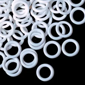 Boao 313108811899 100 Pieces Roman Blind Curtain Rings O-rings Plastic For Shade