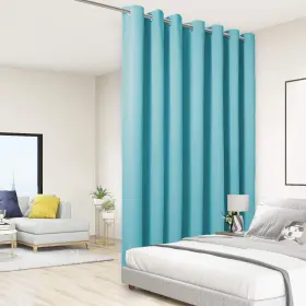 Rudy-1259-teal Bonzer Extra Wide Room Divider Curtain Total Privacy Wall Noise Reducing Blac