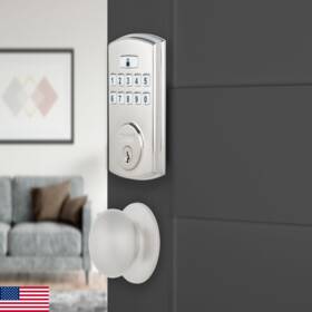 Brinks B0fh7fjwwd Keyless Entry Door Deadbolt High-security Keypad Lock 50 User Codes