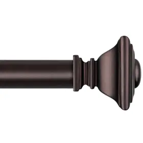 Hkcr049 Briofox Bronze Curtain Rods For Windows 72 To 144 Inch Heavy Duty Adjustable