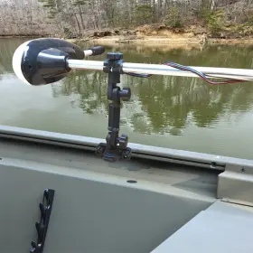 B0bztmkyzy Brocraft Trolling Motor Stabilizer Mount For Boat Gunnel Track System/trolling