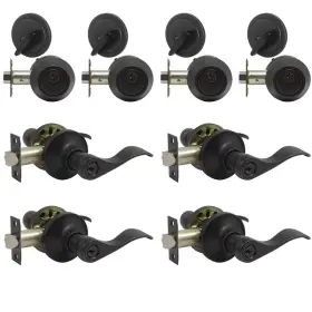 B0bqyq816j Brotima 4 Pack Exterior Door Lock Set Oil Rubbed Bronze Handle Single