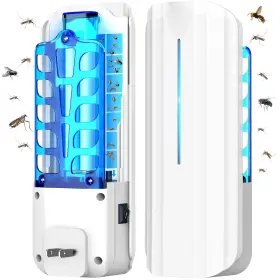Qwq-1-w Bugaway Fruit Fly Traps For Indoors 10 Sticky Refills Flying Insect Trap P... Fast Ship