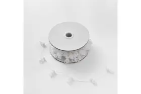 Cc-05629 Cadence & Co. And S-fold Corded Gliders White - 10m