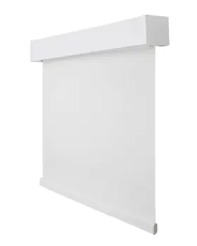 04sla220600 Calyx Interiors Blackout Roller Shade With Valance Thermal Insulating Blind