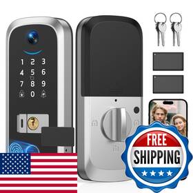 Calzibeno B0fgxs7kny Video Smart Lock Camera Built-in Rechargeable Lithium Battery Entry