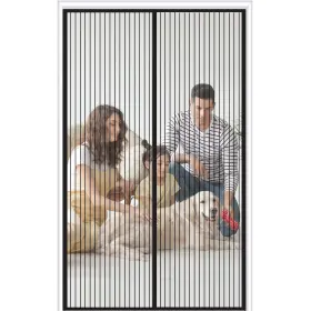 Ce001 Canlene Magnetic Screen Door Mosquito Bug Net - Powerful Magnets No Hands Entry Hea