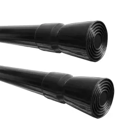 Caserry 791342631426 Shower Curtain Rods Pack Of 2 41-75 Inches Rust-resistance Adjustable Spring