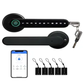 B0cplx5nwt Catchface Smart Lock Fingerprint Door Lockttlock 5-1 Keyless Entry