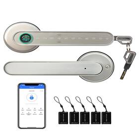 Catchface B0cppth1s9 Smart Lock Fingerprint Door Ttlock Silver