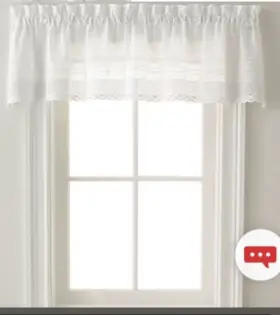 Chf Industries 076389997699 Crochet Valance Swag And Tier Pair Curtain Collection
