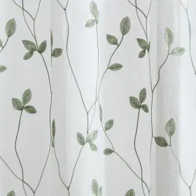 Chf Industries 646998701859 Curtainworks Botanical Embroidery Valance And Tier Pair