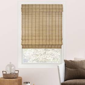 Chicology Brd2364 Bamboo Roman Shades - Customer Favorite Light 23 Inch W X 64 H Deer