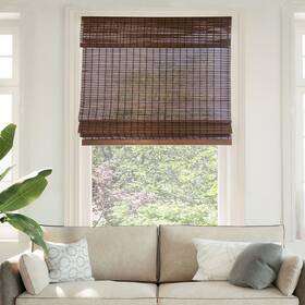 Chicology Brl3564 Bamboo Roman Shades - Customer Favorite Light 35 Inch W X 64 H Buffalo