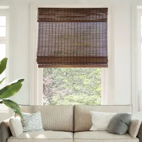 Brl3564 Chicology Bamboo Roman Shades - Customer Favorite Light 35 Inch W X 64 H Buffalo