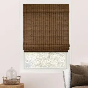 Brp2964 Chicology Bamboo Roman Shades - Designer Eco-friendly 29 Inch W X 64 H Pinecone