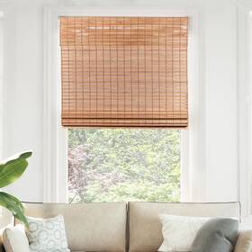 Chicology Brs2364 Bamboo Roman Shades - Customer Favorite 23 Inch W X H Squirrel