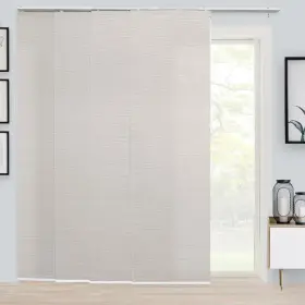 Qrssl1 Chicology Embossed Textured Weave Fabric Sliding Door Blinds Room Divider V