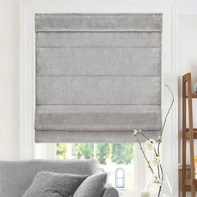Chicology Rmbd2364 Roman Shades 23 Inch W X 64 H Belgian Denim Privacy And Light Filtering